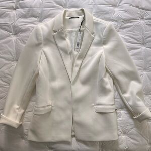 Tahari White Blazer